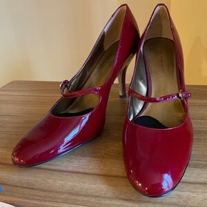 Anne Klein Dark Red Mary Jane Heel